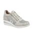 Cipriata Womens Lace And Zip Trainers (Silver) - UTDF1906-1