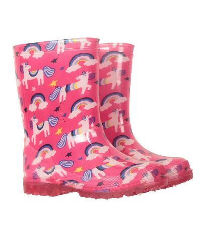 Bottes De Pluie Splash Tout-petit Rose Mountain Warehouse