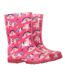 Bottes De Pluie Splash Tout-petit Rose Mountain Warehouse-1