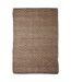 Tapis jute rectangle fait à la main motif simple