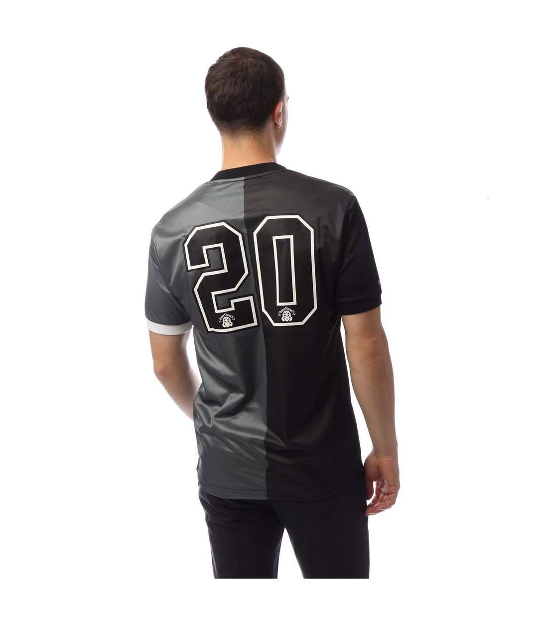 Mens Footpatrol Monogram Game Football Jersey Black Mizuno-3