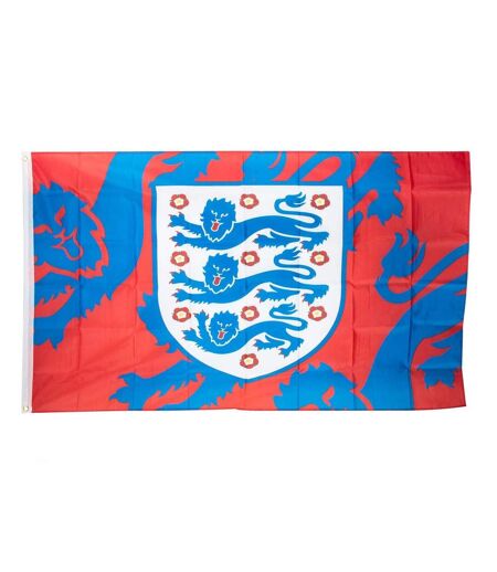 Three Lions Flag One Size Red Blue England FA