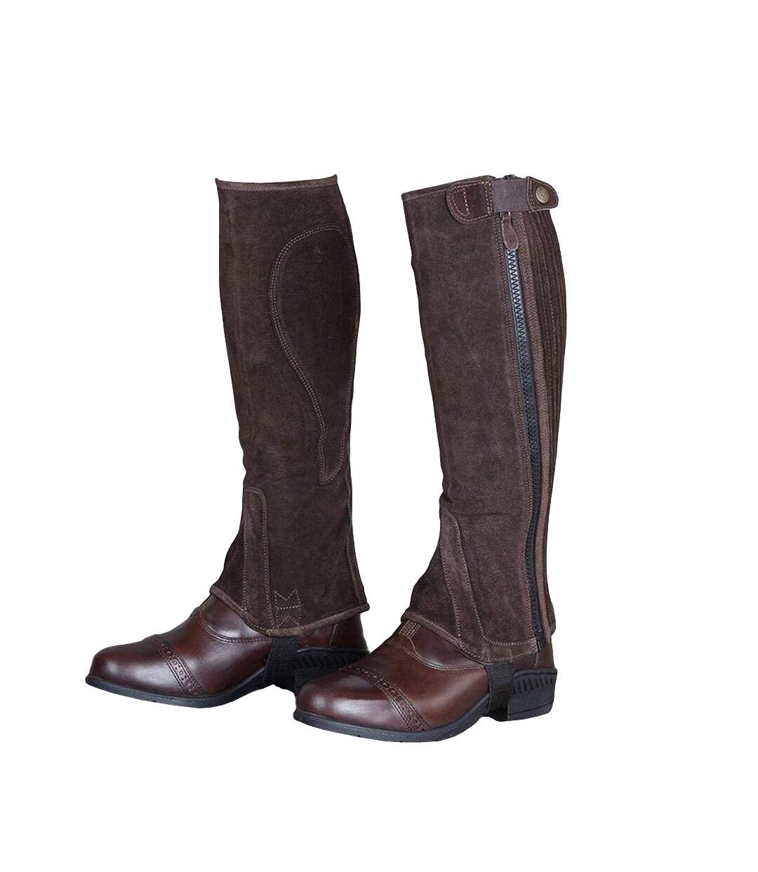 Moretta Demi-chaps unisexe en daim pour adultes (Marron) - UTER330