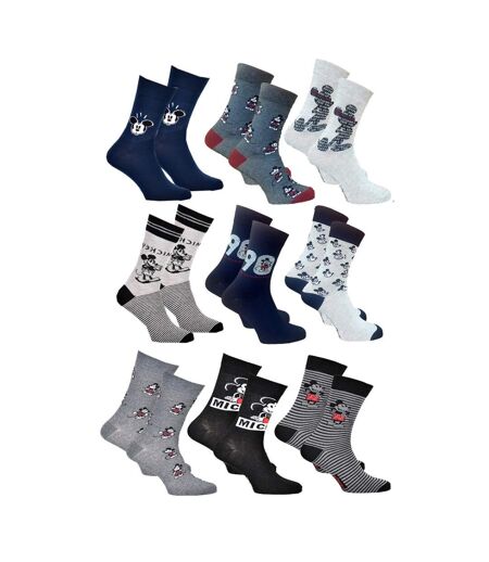 Chaussettes Pack HOMME MICKEY - Pack de 9