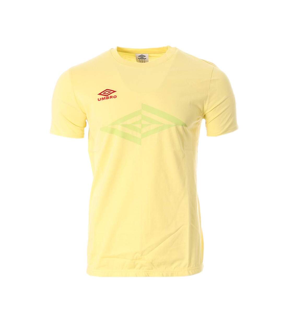 T-shirt jaune homme umbro mid tee - l-1