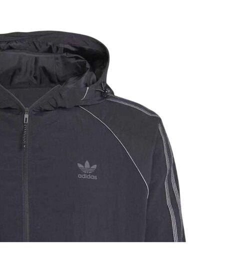 Mens Originals 3 Stripes Jacket Black Adidas