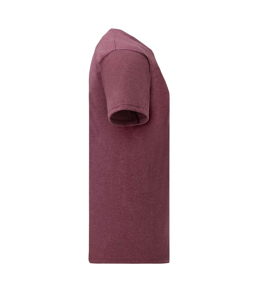 T-shirt Iconic Homme Bordeaux Chiné Fruit Of The Loom-3