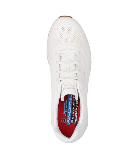 Mens Uno Sr Sutal Safety Trainers White Skechers