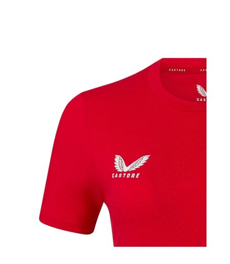 T-shirt Motif/style Logo Femme Rouge Vif Castore