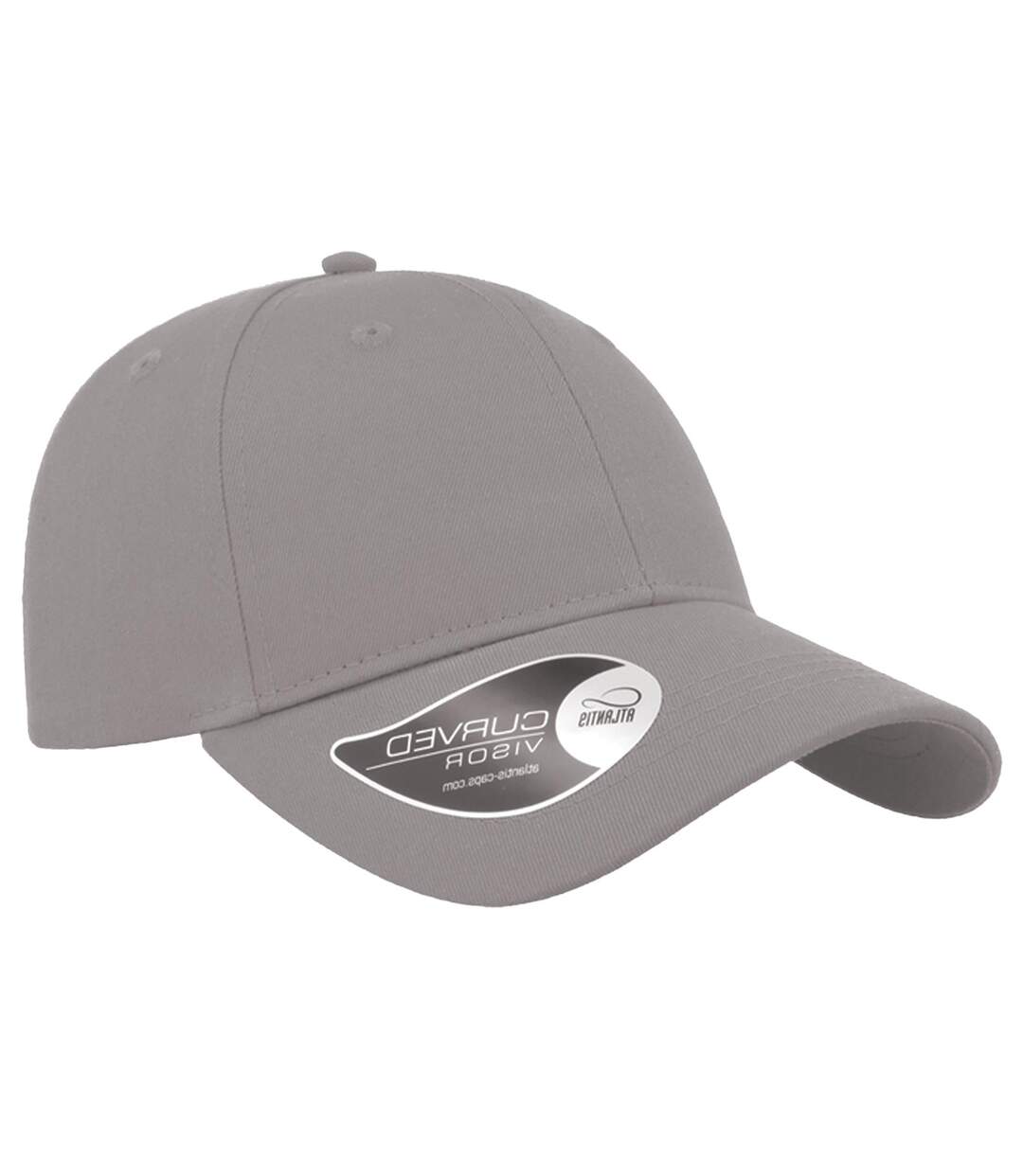 Casquette De Baseball Adulte Gris Clair Atlantis-1