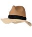 Isotoner Chapeau femme bande noire, ajustable tour de tête-4
