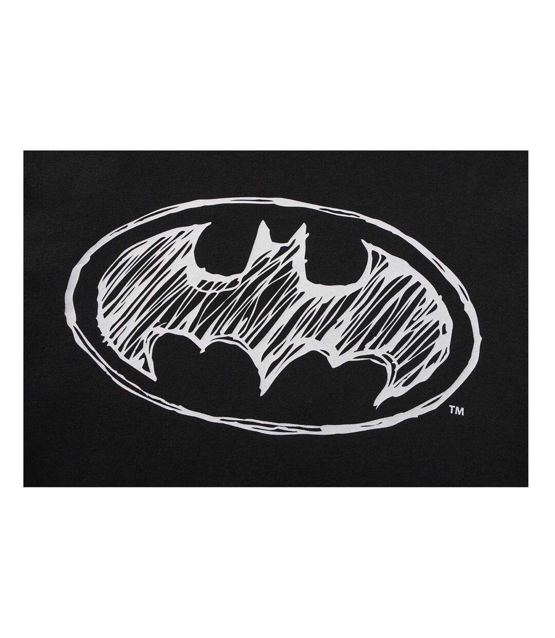 Mens Dark Knight Hoodie Black Batman-4
