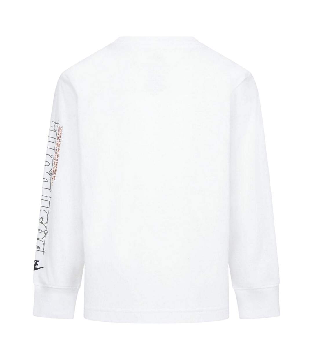 T-shirt Manches Longues Motif/style Plan Femme Blanc Nike-2