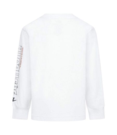 T-shirt Manches Longues Motif/style Plan Femme Blanc Nike
