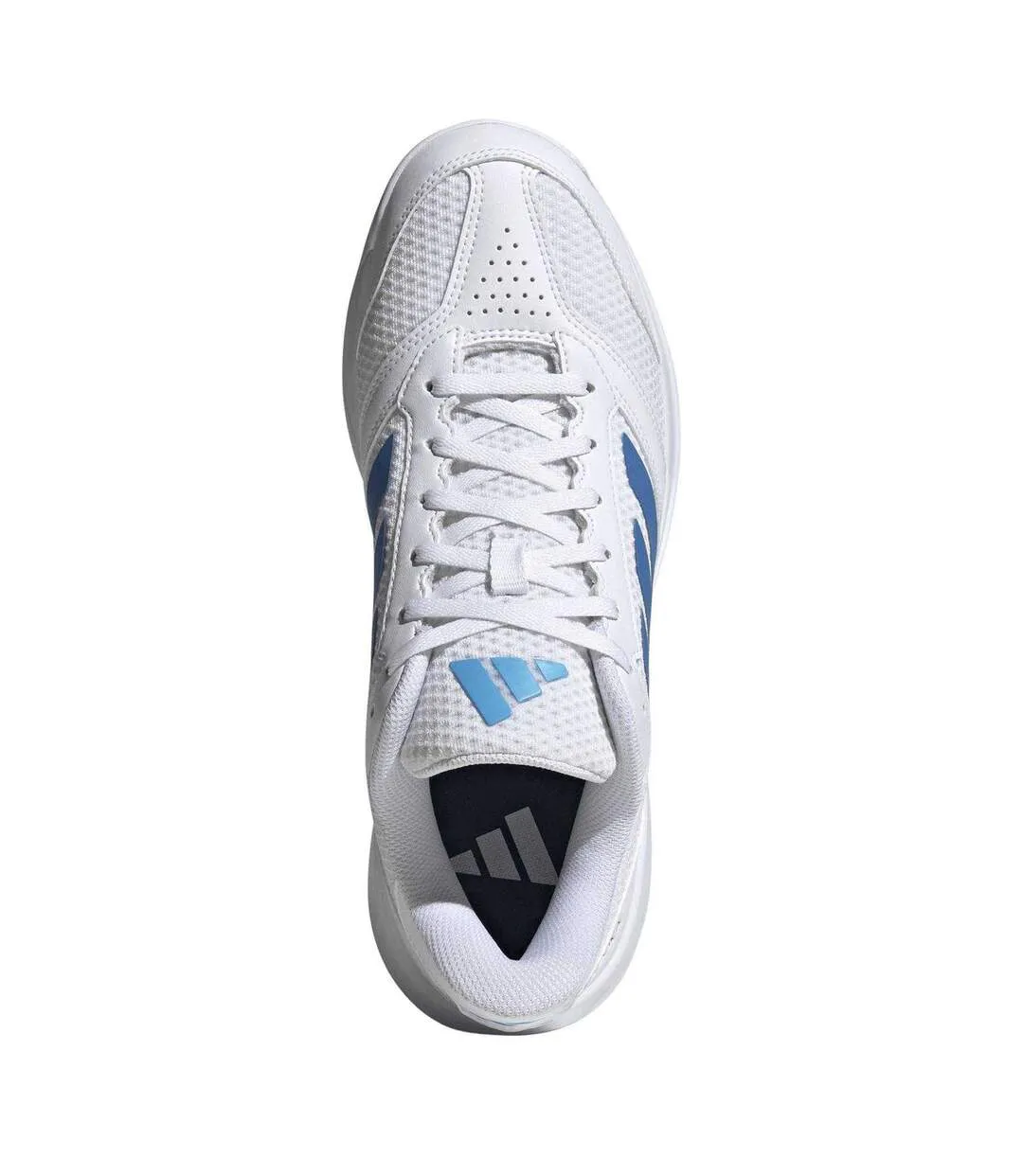 Womens/ladies Volleyball Shoes White Blue Adidas-4
