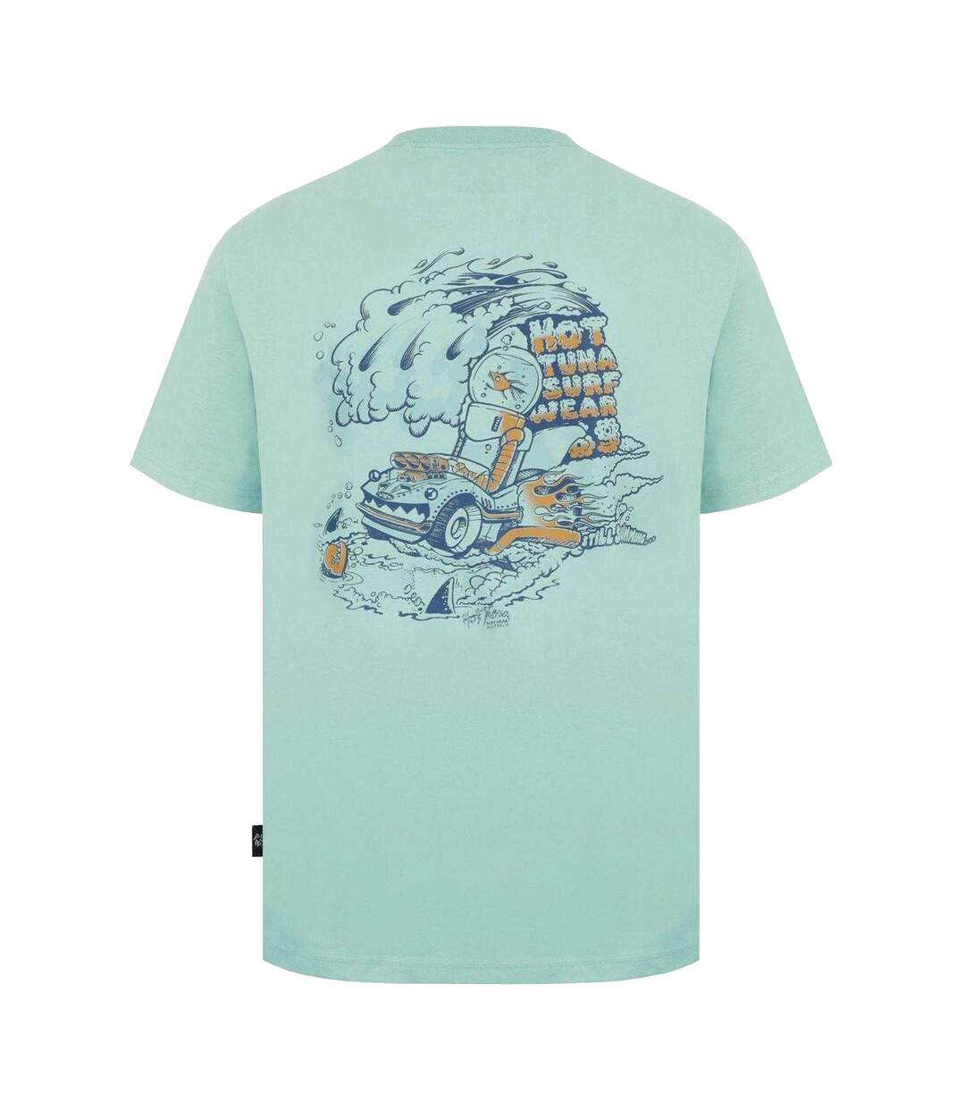T-shirt Homme Turquoise Pâle Hot Tuna-2