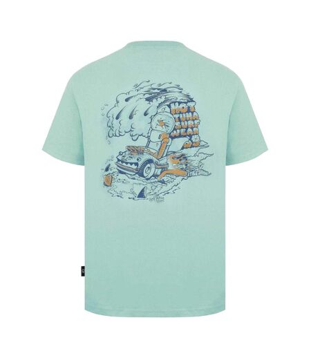 T-shirt Homme Turquoise Pâle Hot Tuna