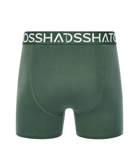 Pack of 3  Mens bresler boxer shorts  green Crosshatch