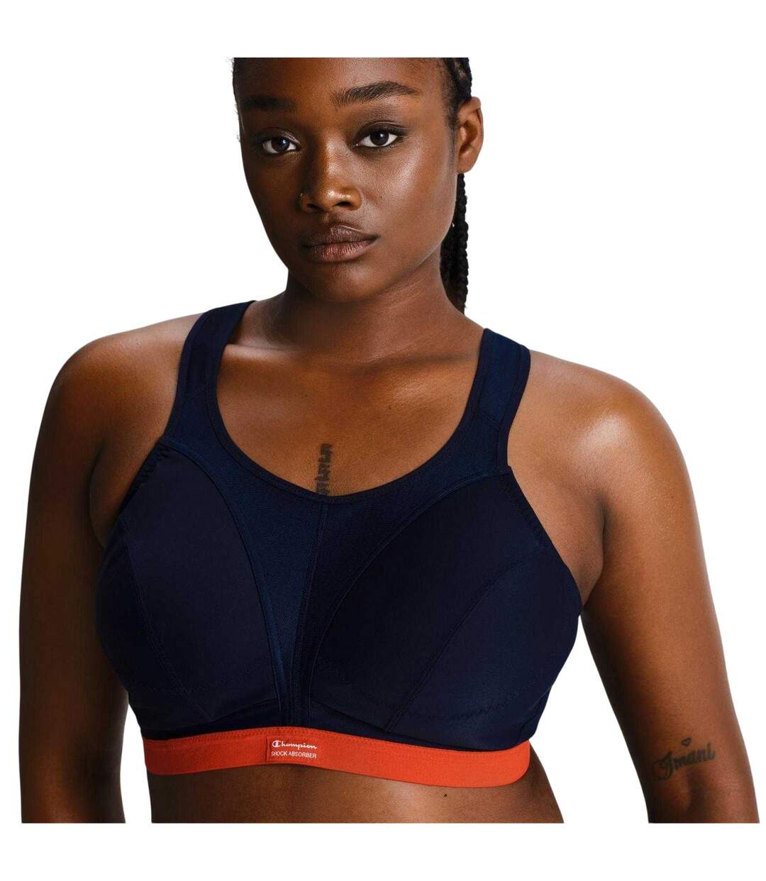 Brassière De Sport D+ Max Femme Bleu Marine Champion-4