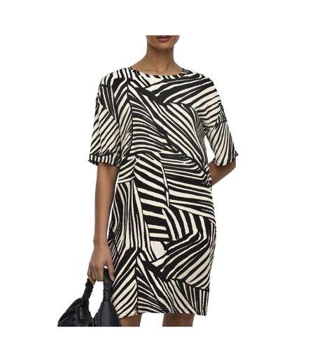Robe beige/noire femme jdy ebbie