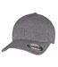 Casquette De Baseball Gris Foncé Chiné Flexfit-3