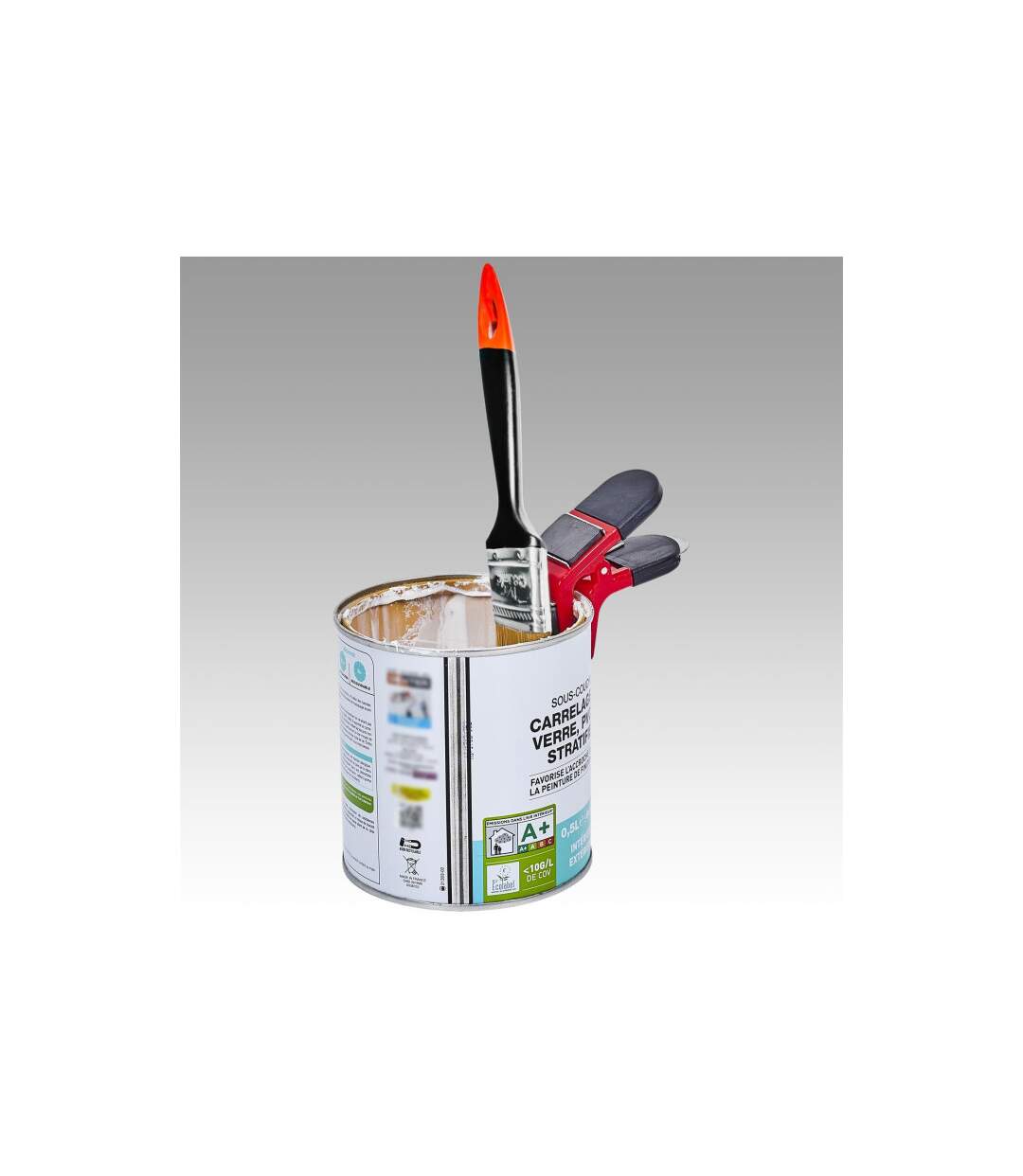 Porte Pinceau Magnétique Peinture 7cm Noir-4