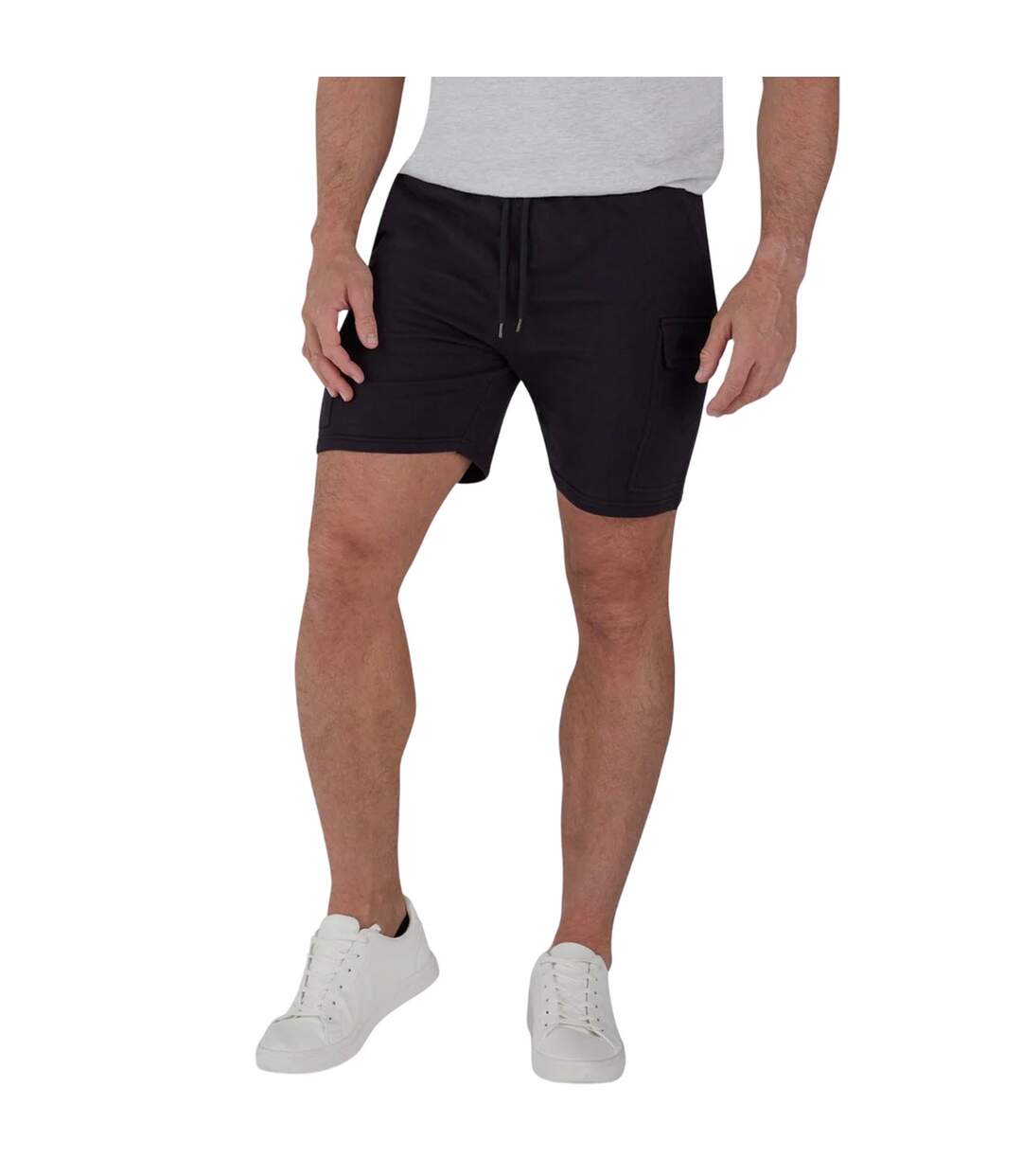 Short à poches homme noir Raging Bull-1