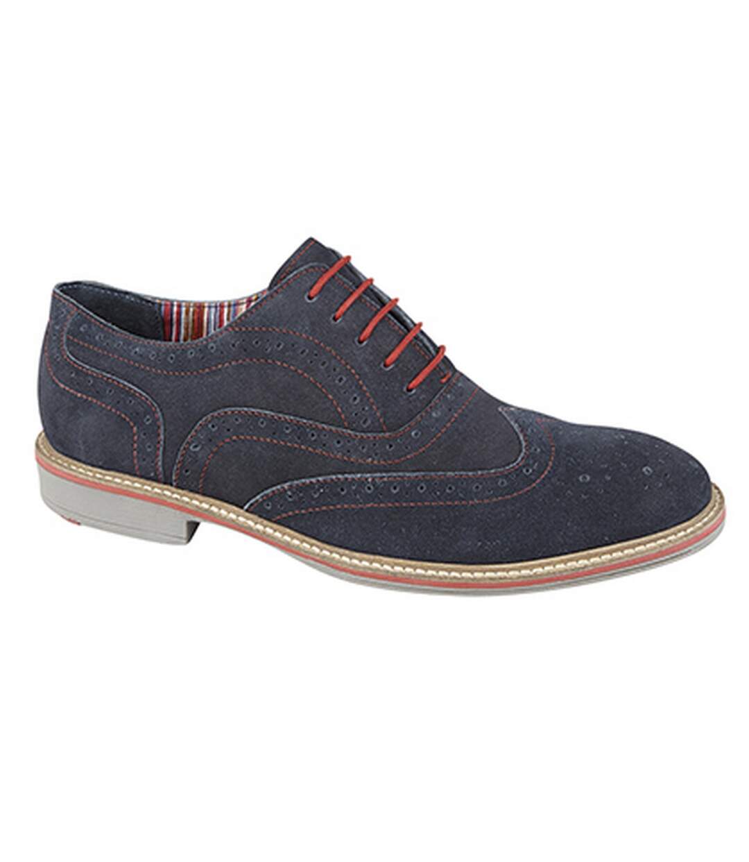 Roamers - Chaussures de ville en cuir - Homme (Bleu marine) - UTDF1144-1
