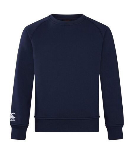 Mens Club Crew Neck Sweatshirt Navy Canterbury