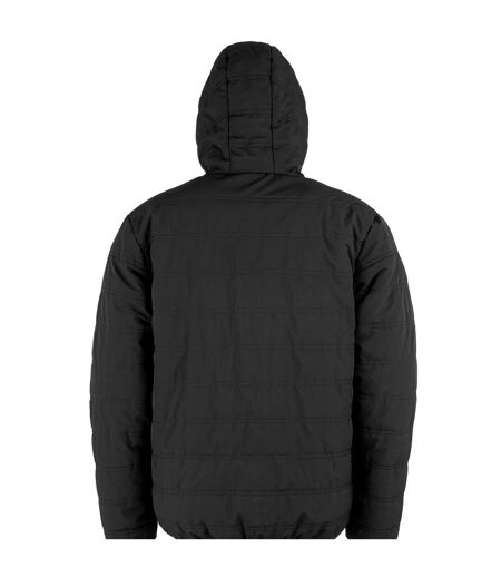 Doudoune Matelassée Compass Homme Noir Vert Clair Result Genuine Recycled