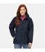 Regatta Womens/Ladies Waterproof Windproof Jacket (Fleece Lined) (Navy) - UTRW1184