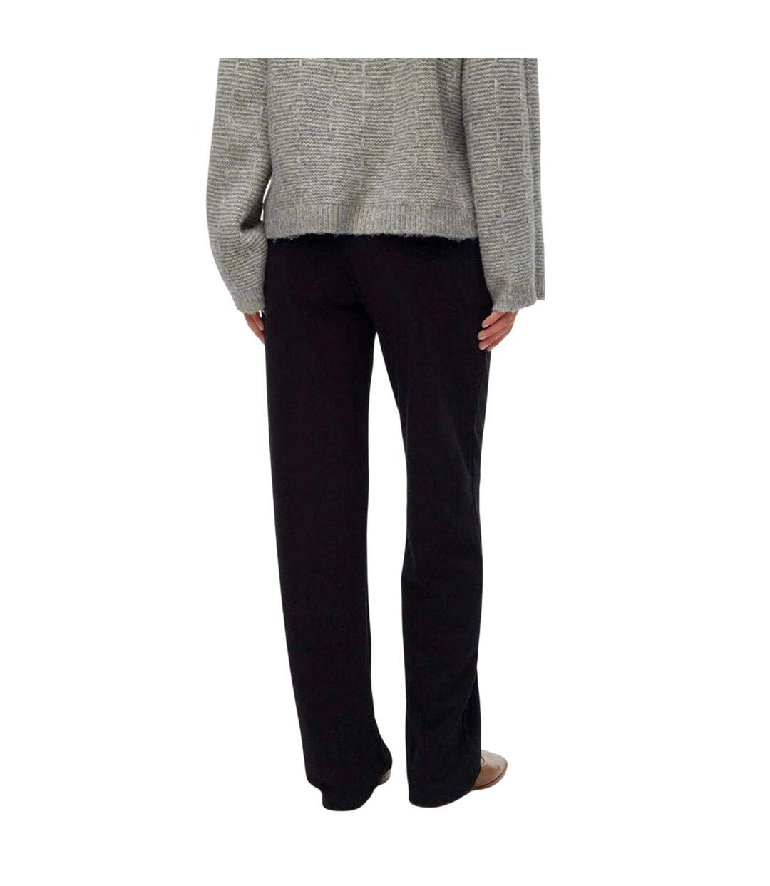 Pantalon De Grossesse Motif/style Uni Femme Noir Mamalicious-3