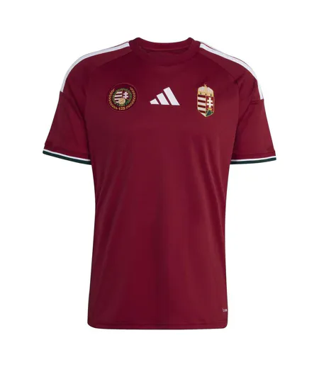 Maillot Domicile Motif/style Hongrie World Cup Homme Rouge Blanc Adidas