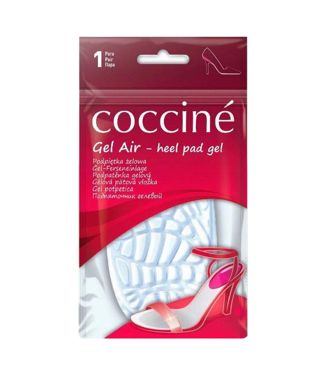 Talonnettes Air Adulte Transparent Coccine-2