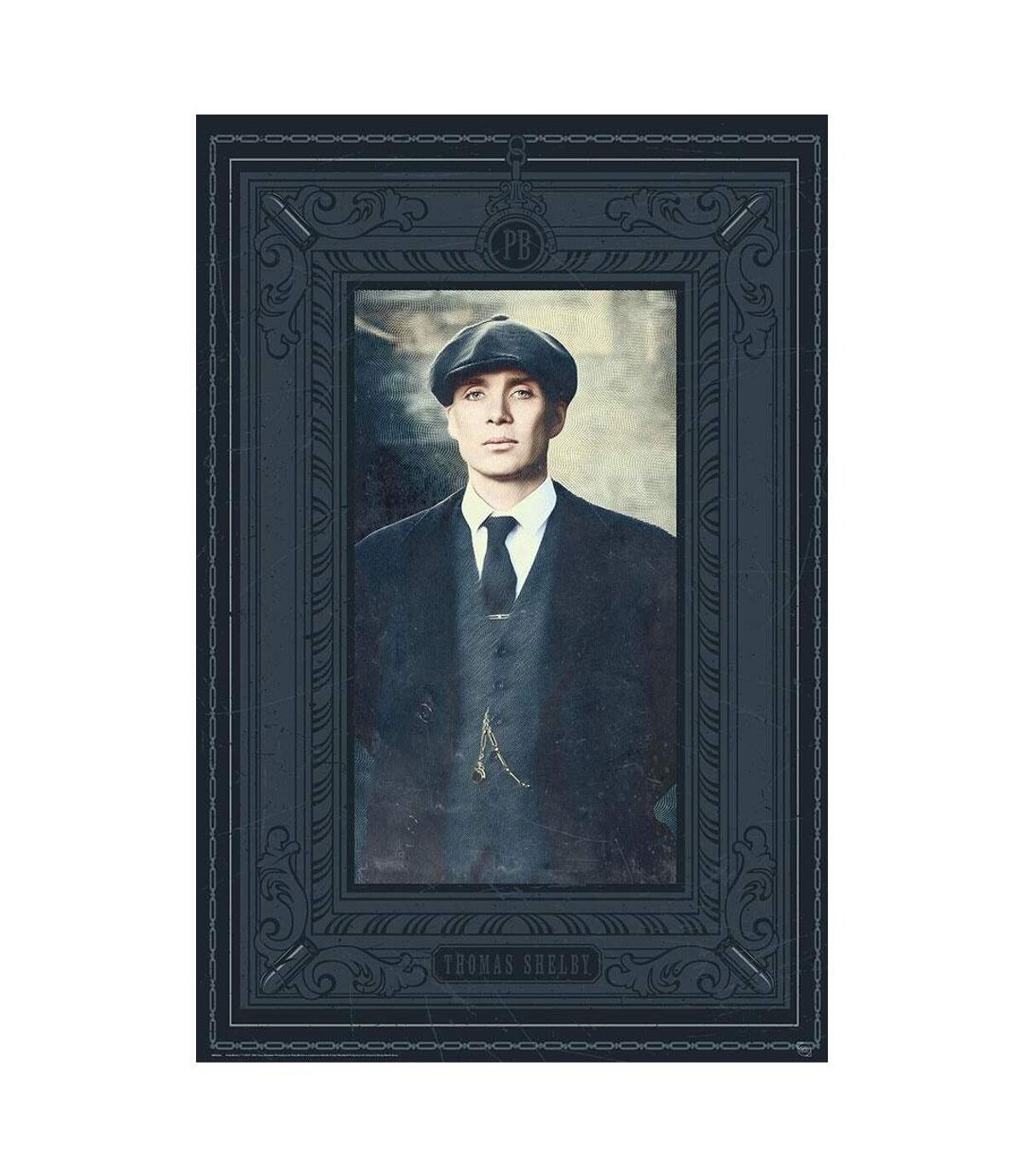 Peaky Blinders Poster Tommy Portrait Noir Blanc 61 Cm X 91 Cm Utta8727 Atlas For Men 