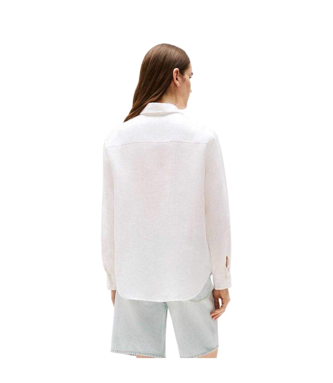 Chemise Manches Longues Femme Blanc Tommy Hilfiger-3