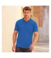 Fruit Of The Loom Mens Iconic Polo Shirt (Heather Royal Blue)