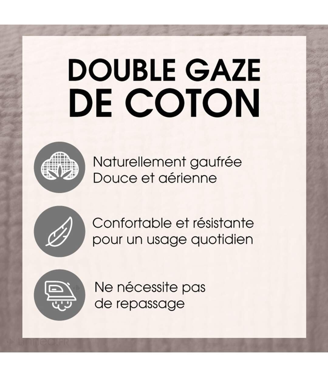 Housse de couette gaze de coton CASSIS-5