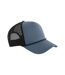 Casquette Trucker Motif/style Corde Décorative Bleu Foncé Noir Beechfield-1