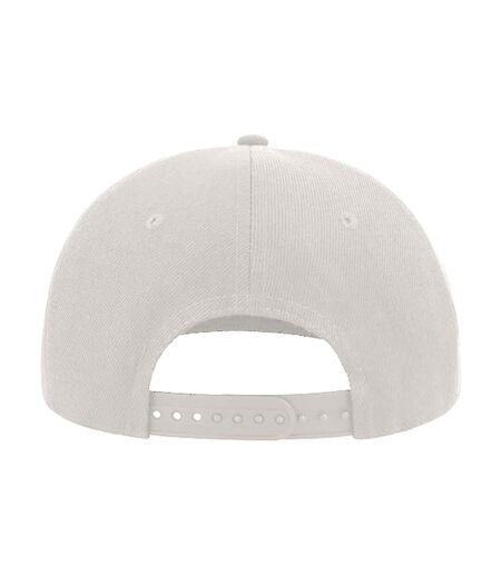 Casquette avec visière plate mixte blanc Atlantis