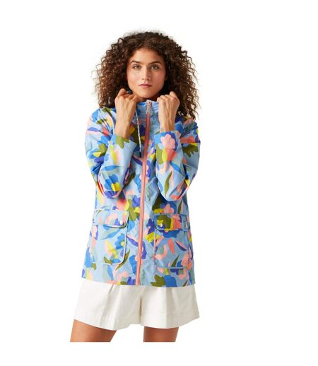 Womens/ladies bayletta abstract floral waterproof jacket multicoloured Regatta