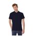 B&C ID.001 Unisex Adults Short Sleeve Polo Shirt (Navy Blue) - UTBC1285