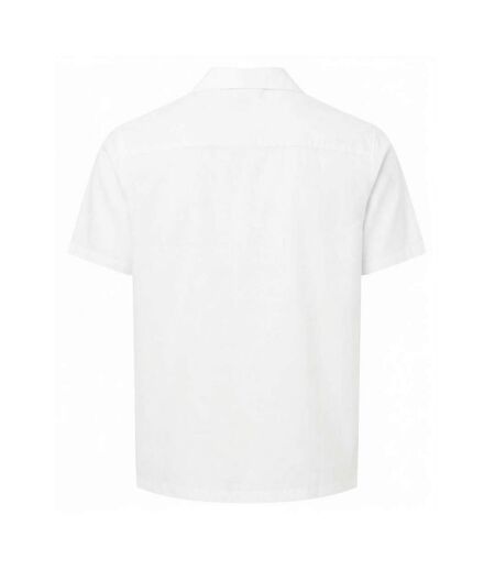 Chemise Manches Courtes Motif/style Uni Homme Blanc Uni Wombat