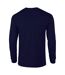 T-shirt uni à manches longues Gildan pour homme (Bleu marine) - UTBC477