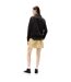 Womens/ladies Embroidered Logo Brushed Fleece Sweatshirt Black Tommy Jeans-3