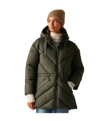 Doudoune Matelassée Motif/style Matelassé Rusey Femme Vert Kaki Regatta