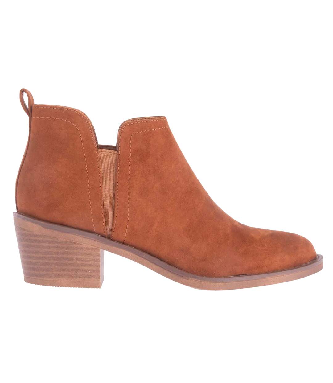 Womens/ladies york ankle boots cognac Rocket Dog-3