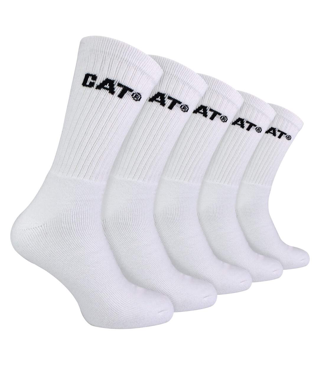 10 paires de chaussettes de travail unisexes en coton-3