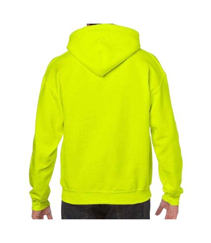 Sweat à capuche homme orange fluo Gildan