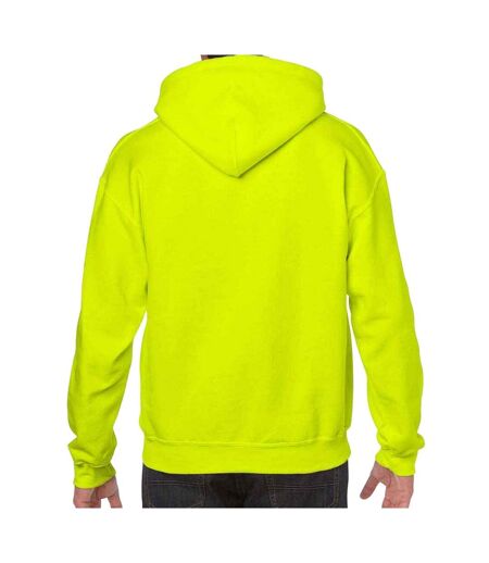 Mens hoodie safety orange Gildan